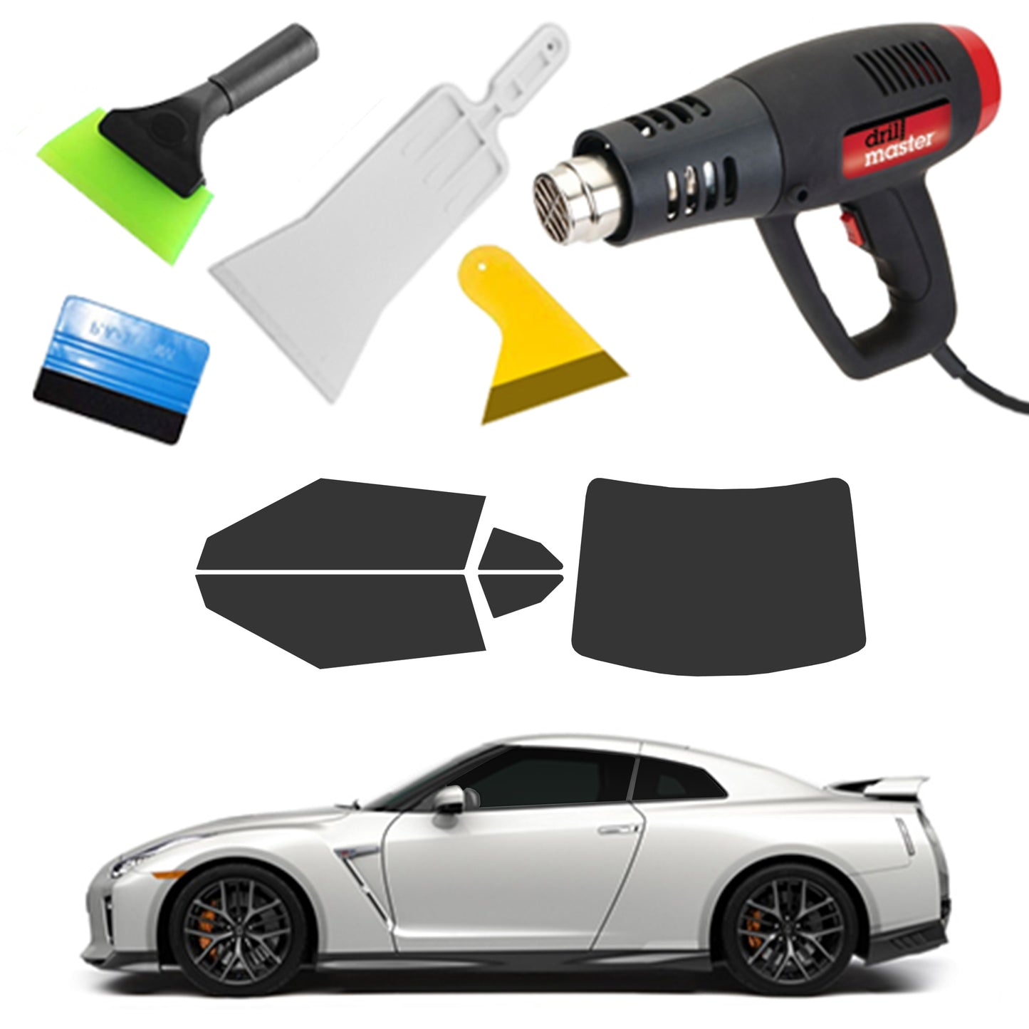 Two Door Car | Ceramic Tint Kit