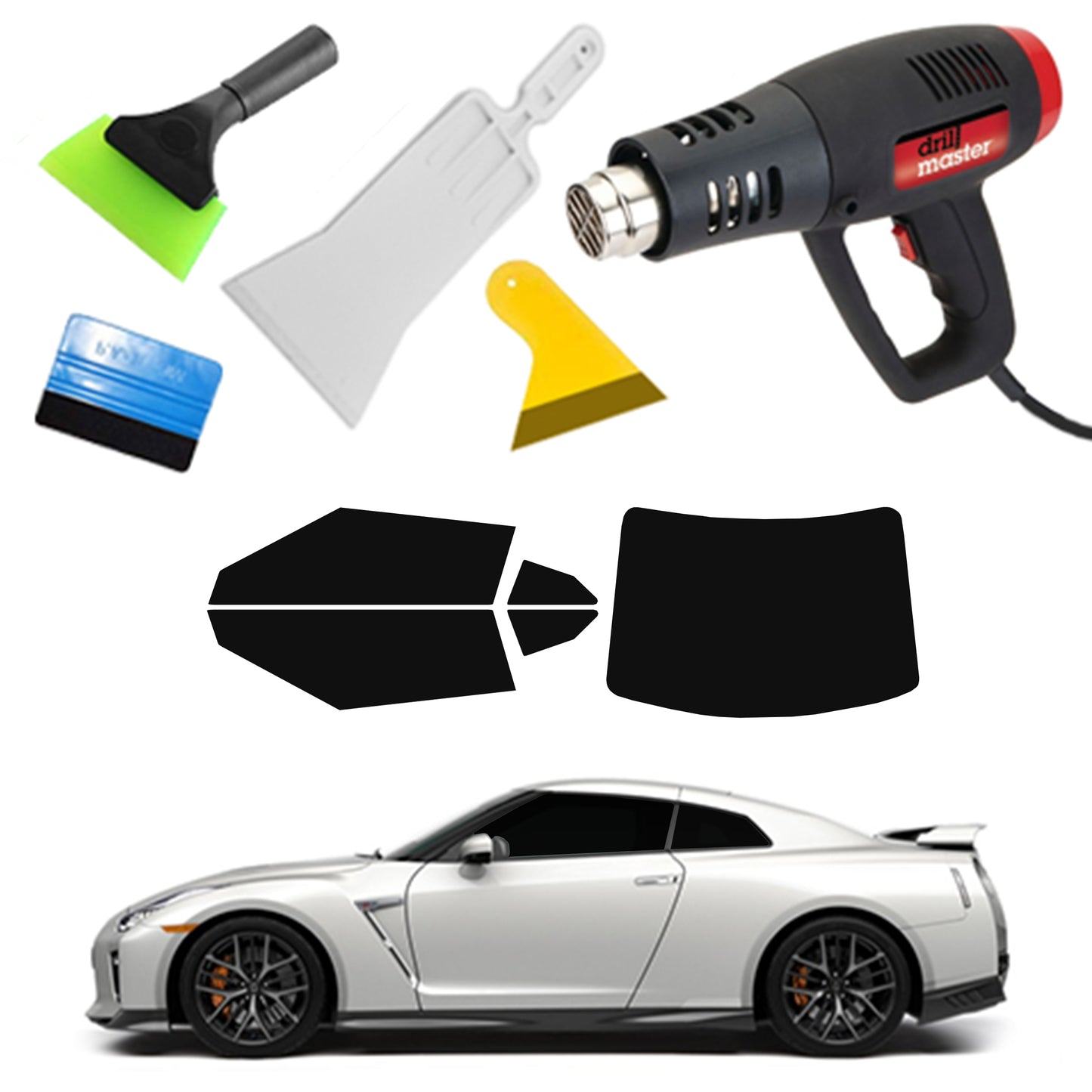 Two Door Car | Ceramic Tint Kit