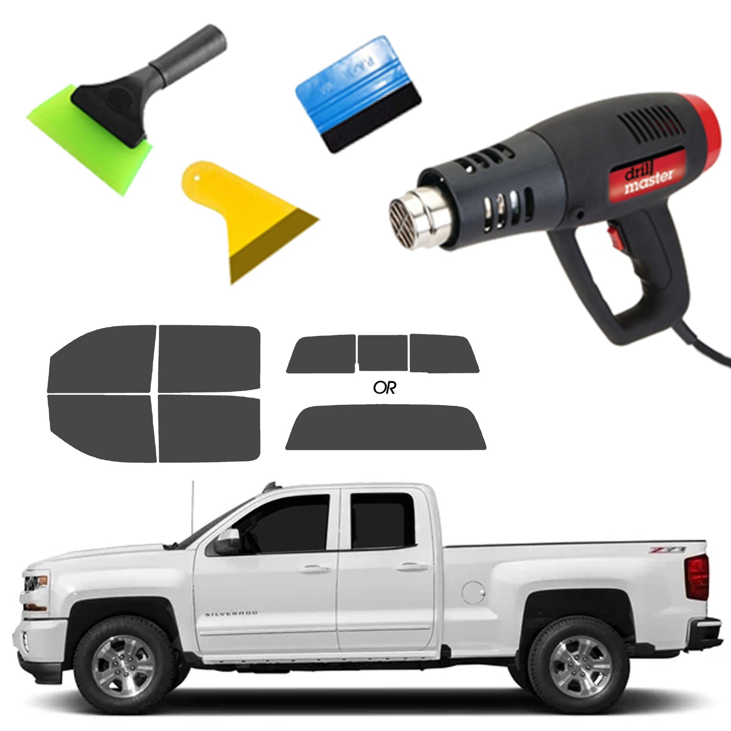 Four Door Truck | Ceramic Tint Kit