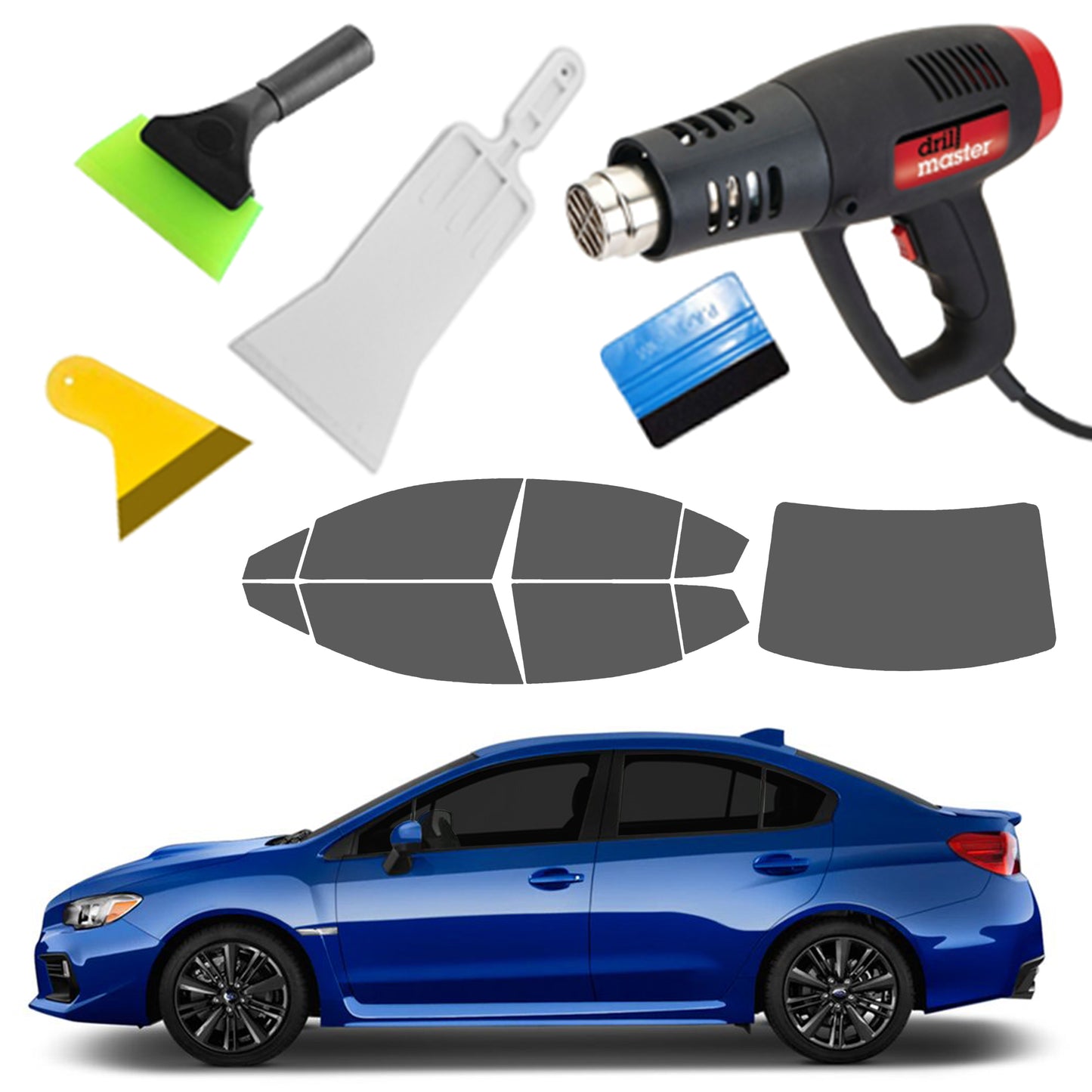 Four Door Car  Ceramic Tint Kit – Steeze Autostyling